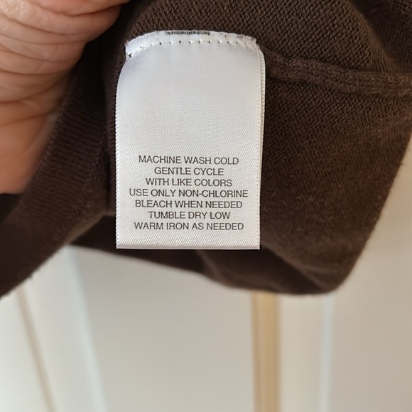 Liz Baker Woman Brown 2X Short Sleeved Sweater - Picture 5 of 7